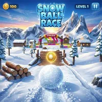PLay Snow Ball Race now!