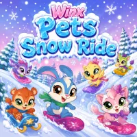 Play Winx Pets Snow Ride now!