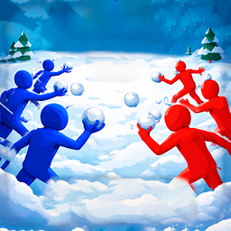 Play Snowballs: Blue vs Red now!
